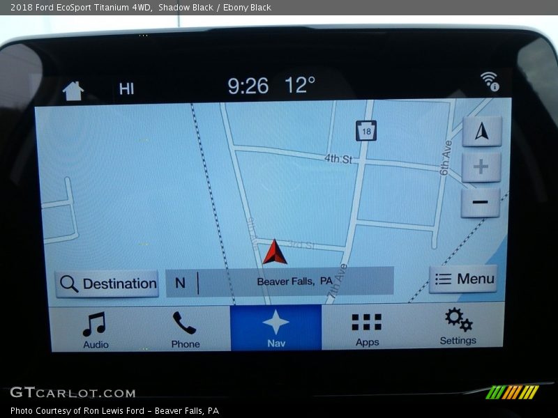 Shadow Black / Ebony Black 2018 Ford EcoSport Titanium 4WD