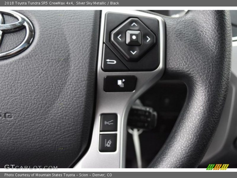 Silver Sky Metallic / Black 2018 Toyota Tundra SR5 CrewMax 4x4
