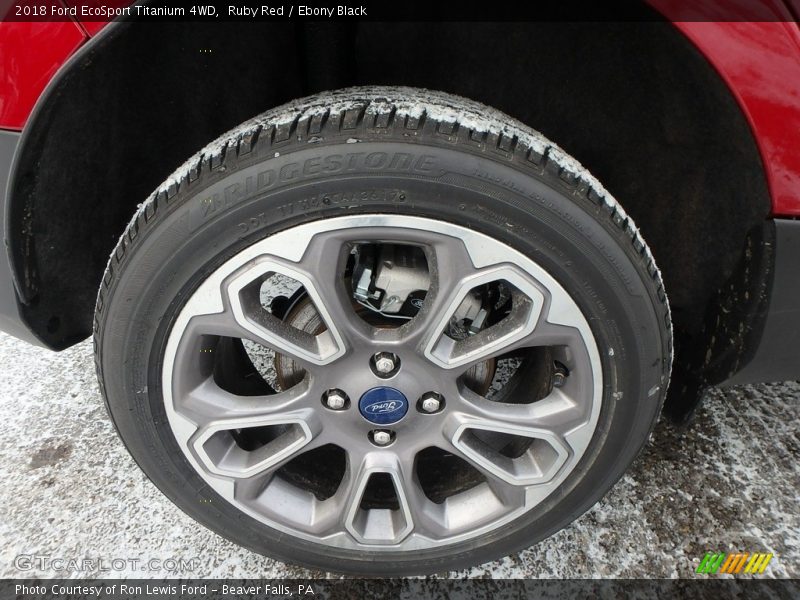 Ruby Red / Ebony Black 2018 Ford EcoSport Titanium 4WD