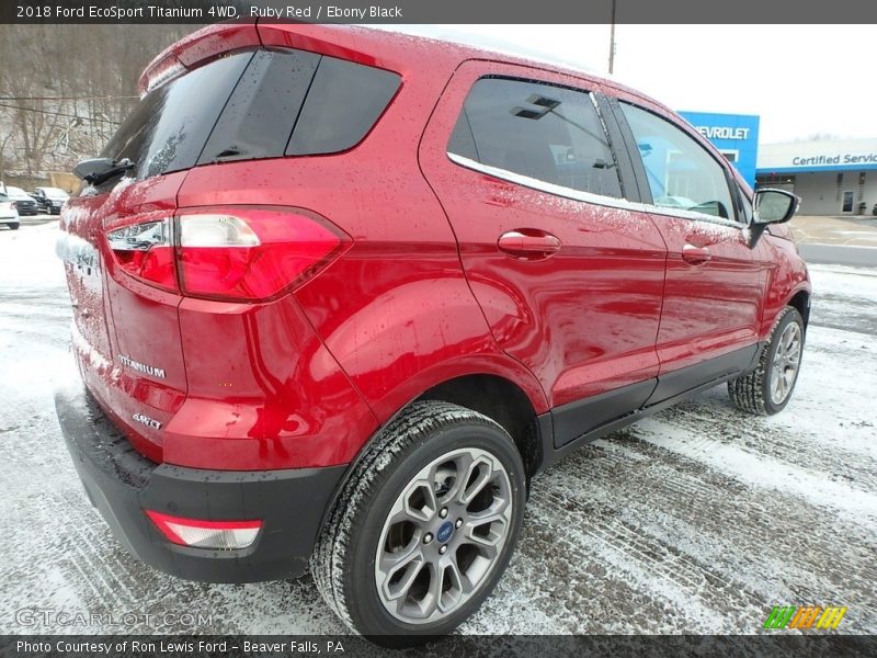 Ruby Red / Ebony Black 2018 Ford EcoSport Titanium 4WD