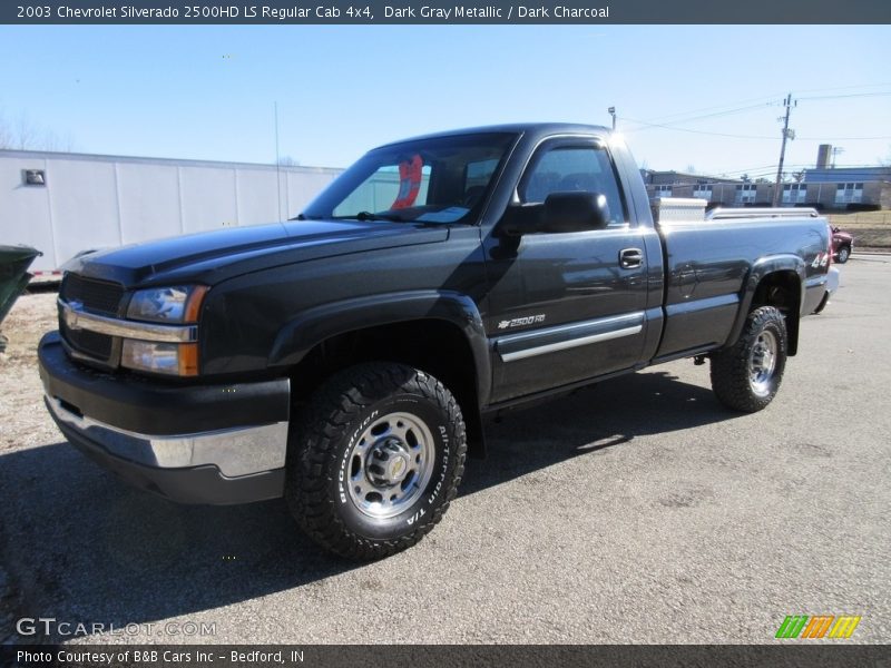 Dark Gray Metallic / Dark Charcoal 2003 Chevrolet Silverado 2500HD LS Regular Cab 4x4