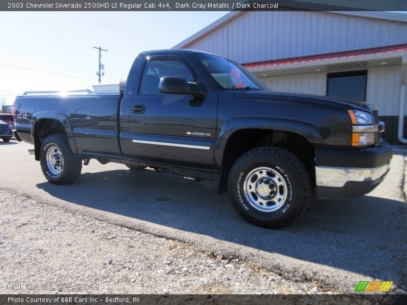 Dark Gray Metallic / Dark Charcoal 2003 Chevrolet Silverado 2500HD LS Regular Cab 4x4