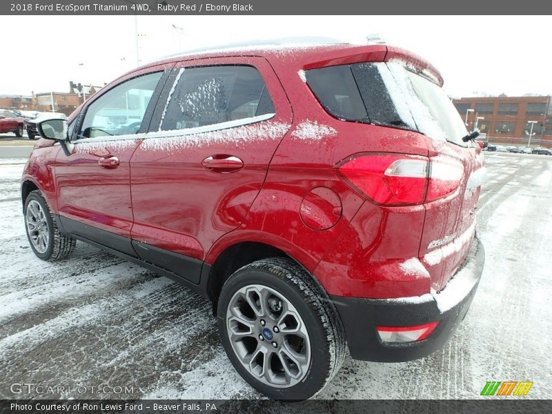 Ruby Red / Ebony Black 2018 Ford EcoSport Titanium 4WD