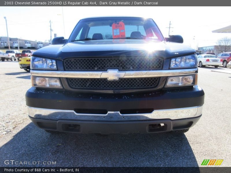 Dark Gray Metallic / Dark Charcoal 2003 Chevrolet Silverado 2500HD LS Regular Cab 4x4