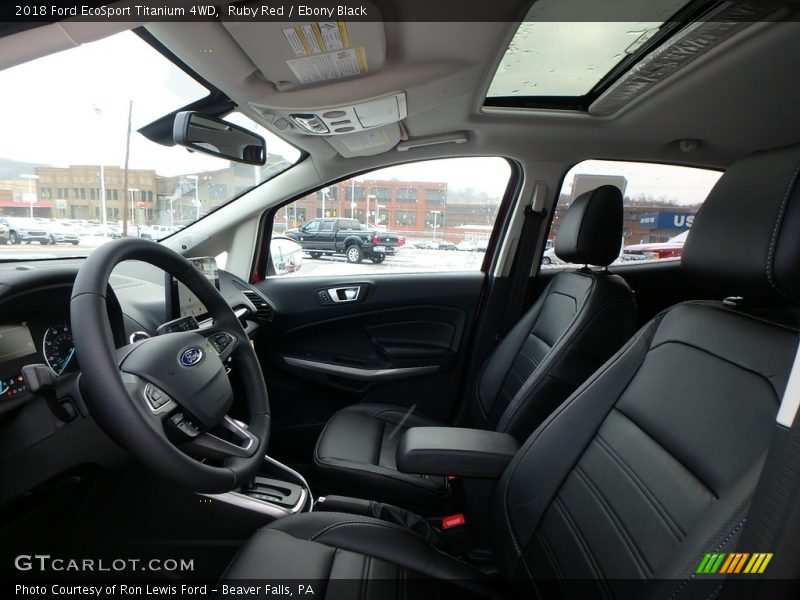 Ruby Red / Ebony Black 2018 Ford EcoSport Titanium 4WD