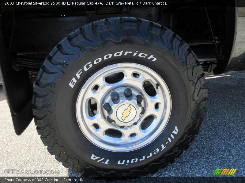 Dark Gray Metallic / Dark Charcoal 2003 Chevrolet Silverado 2500HD LS Regular Cab 4x4