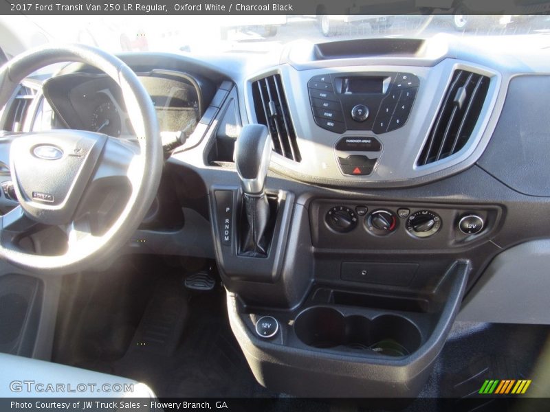 Oxford White / Charcoal Black 2017 Ford Transit Van 250 LR Regular