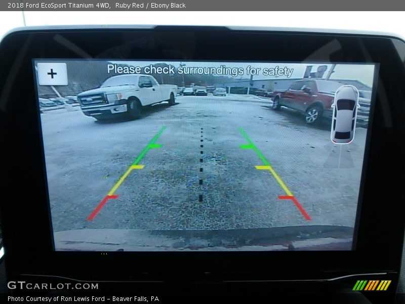 Ruby Red / Ebony Black 2018 Ford EcoSport Titanium 4WD