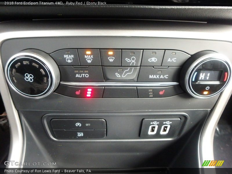 Controls of 2018 EcoSport Titanium 4WD
