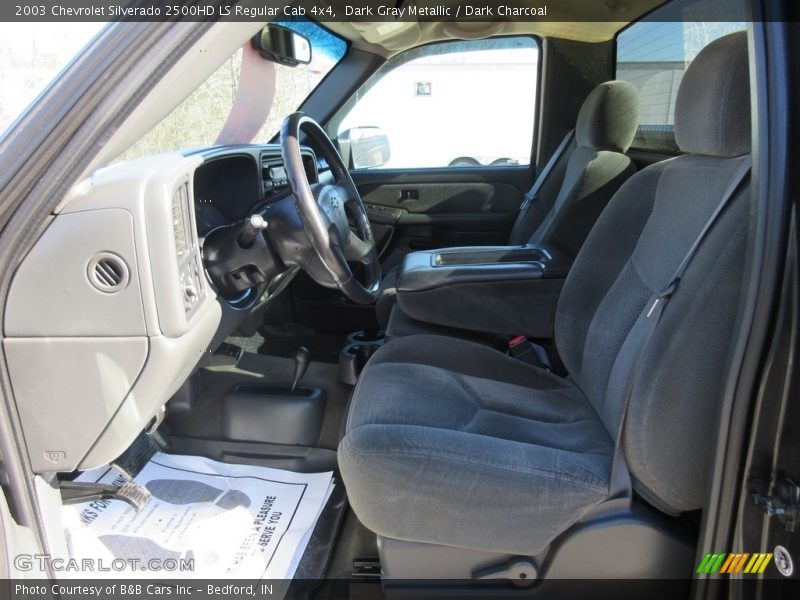 Dark Gray Metallic / Dark Charcoal 2003 Chevrolet Silverado 2500HD LS Regular Cab 4x4