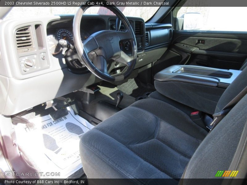 Dark Gray Metallic / Dark Charcoal 2003 Chevrolet Silverado 2500HD LS Regular Cab 4x4