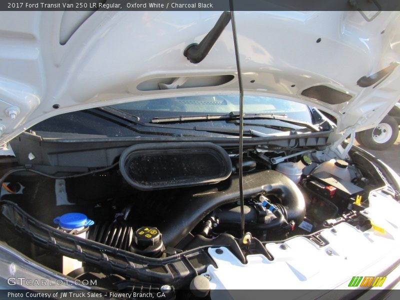 Oxford White / Charcoal Black 2017 Ford Transit Van 250 LR Regular
