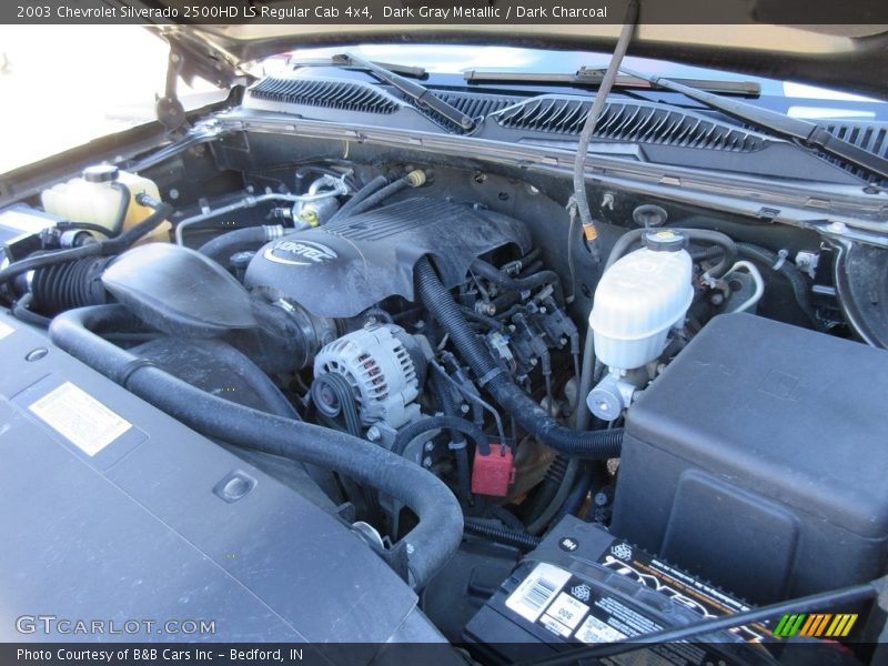 Dark Gray Metallic / Dark Charcoal 2003 Chevrolet Silverado 2500HD LS Regular Cab 4x4