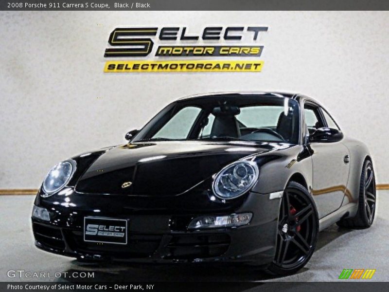 Black / Black 2008 Porsche 911 Carrera S Coupe