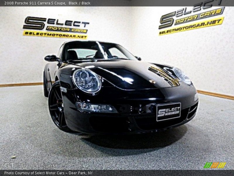 Black / Black 2008 Porsche 911 Carrera S Coupe