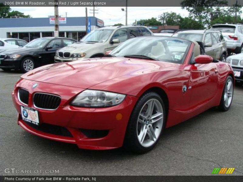 Imola Red / Light Sepang Bronze 2006 BMW M Roadster