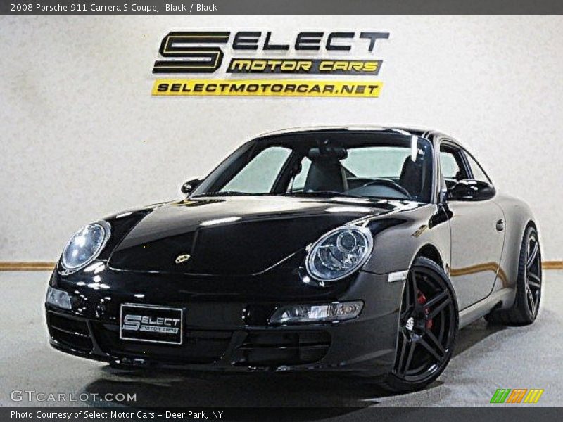 Black / Black 2008 Porsche 911 Carrera S Coupe