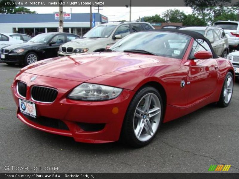 Imola Red / Light Sepang Bronze 2006 BMW M Roadster