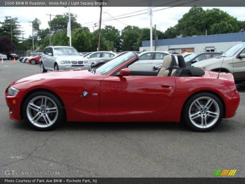 Imola Red / Light Sepang Bronze 2006 BMW M Roadster