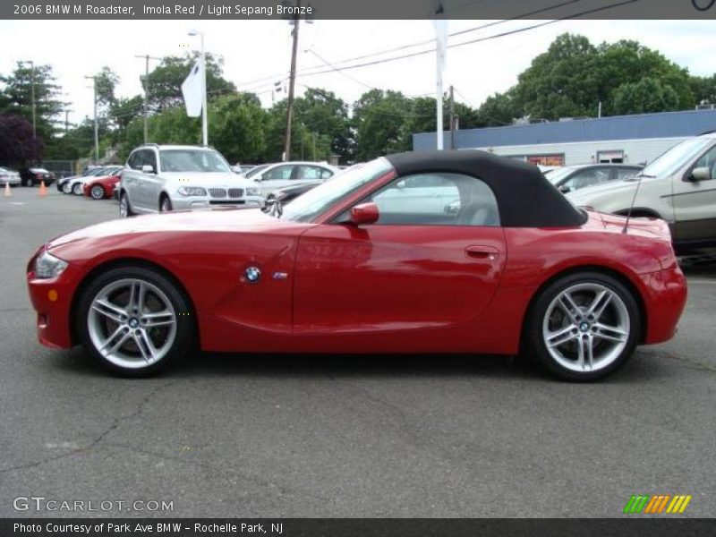 Imola Red / Light Sepang Bronze 2006 BMW M Roadster