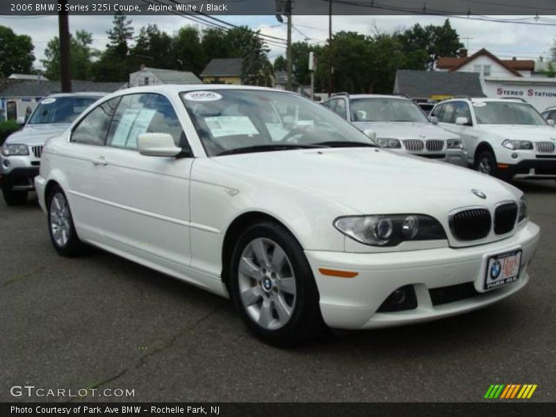 Alpine White / Black 2006 BMW 3 Series 325i Coupe