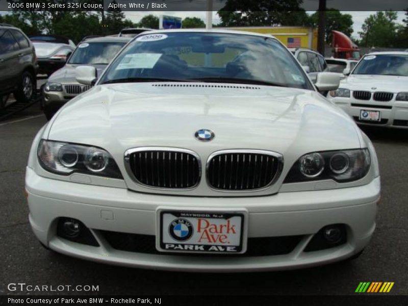 Alpine White / Black 2006 BMW 3 Series 325i Coupe