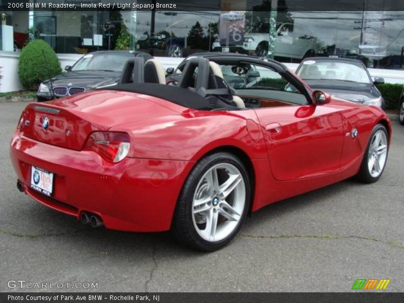 Imola Red / Light Sepang Bronze 2006 BMW M Roadster