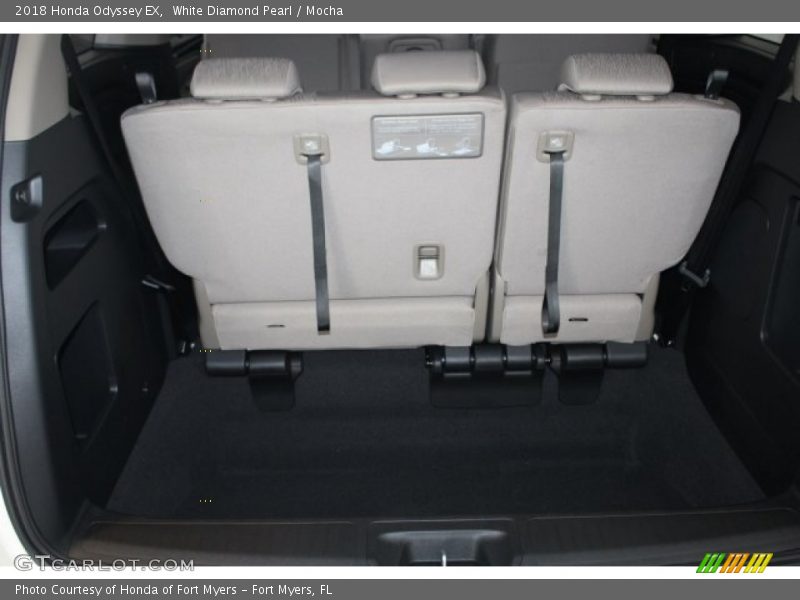 White Diamond Pearl / Mocha 2018 Honda Odyssey EX