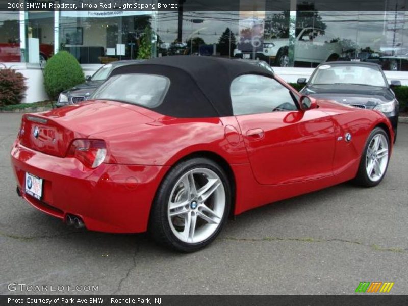 Imola Red / Light Sepang Bronze 2006 BMW M Roadster