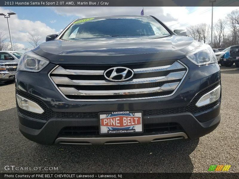 Marlin Blue / Gray 2013 Hyundai Santa Fe Sport 2.0T AWD