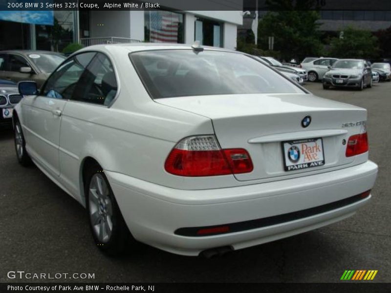 Alpine White / Black 2006 BMW 3 Series 325i Coupe