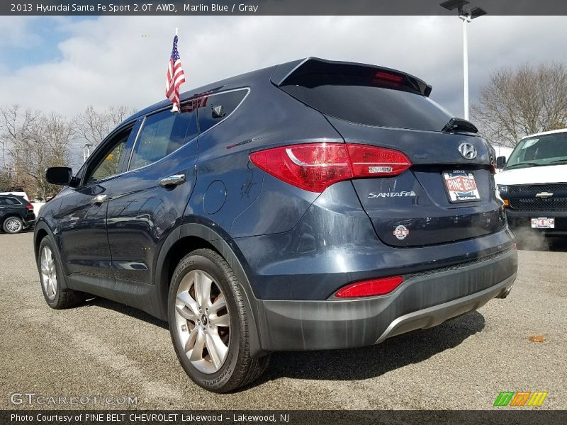 Marlin Blue / Gray 2013 Hyundai Santa Fe Sport 2.0T AWD