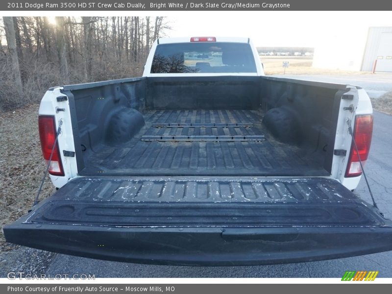 Bright White / Dark Slate Gray/Medium Graystone 2011 Dodge Ram 3500 HD ST Crew Cab Dually