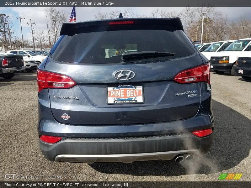 Marlin Blue / Gray 2013 Hyundai Santa Fe Sport 2.0T AWD