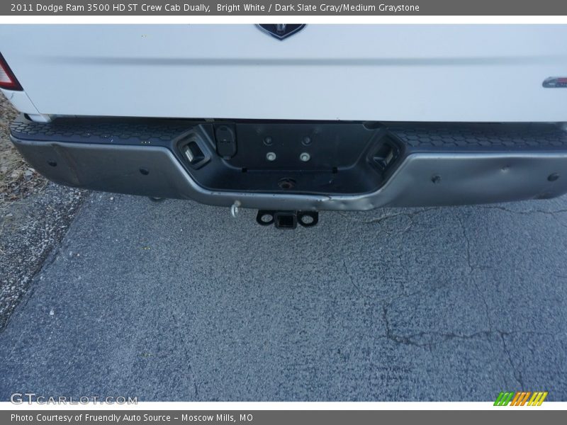 Bright White / Dark Slate Gray/Medium Graystone 2011 Dodge Ram 3500 HD ST Crew Cab Dually