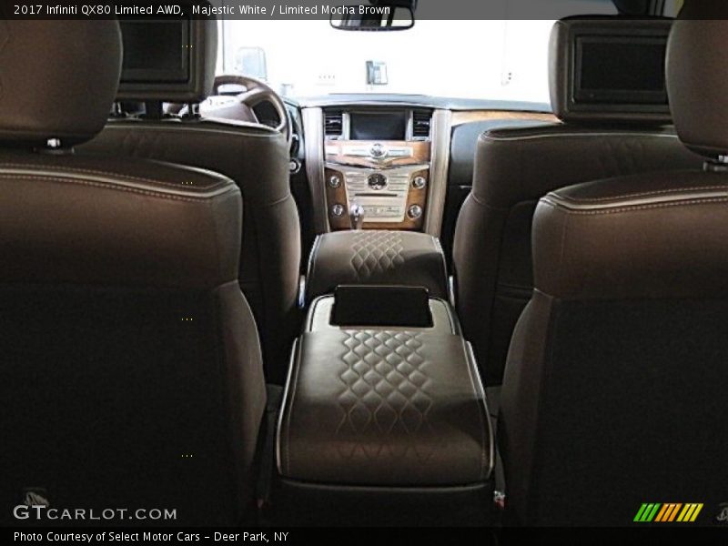 Majestic White / Limited Mocha Brown 2017 Infiniti QX80 Limited AWD