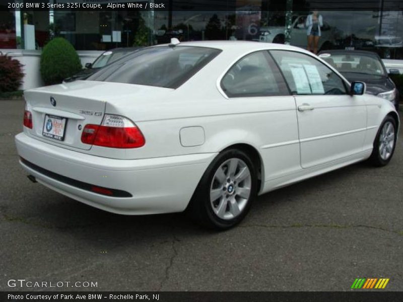 Alpine White / Black 2006 BMW 3 Series 325i Coupe