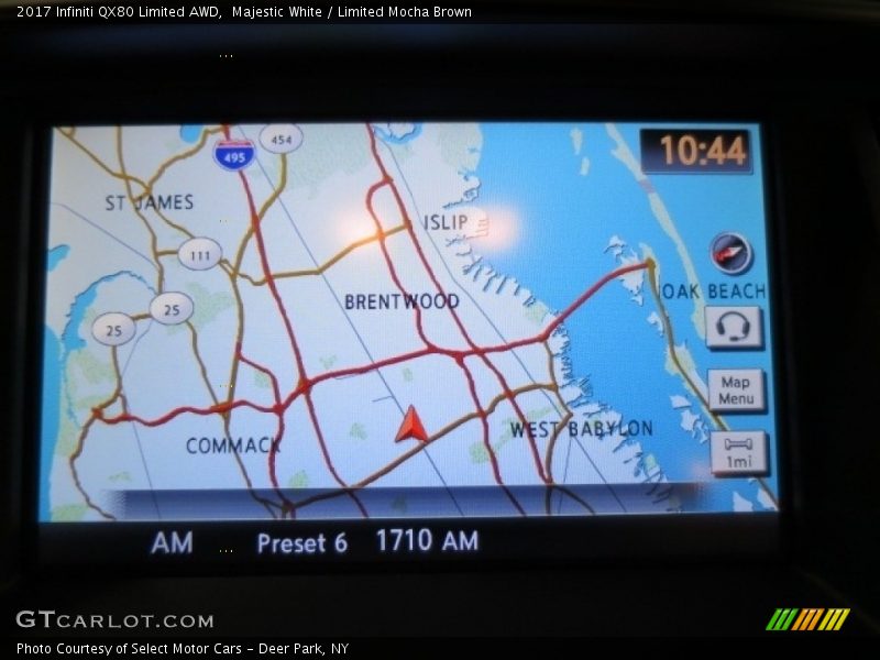 Navigation of 2017 QX80 Limited AWD
