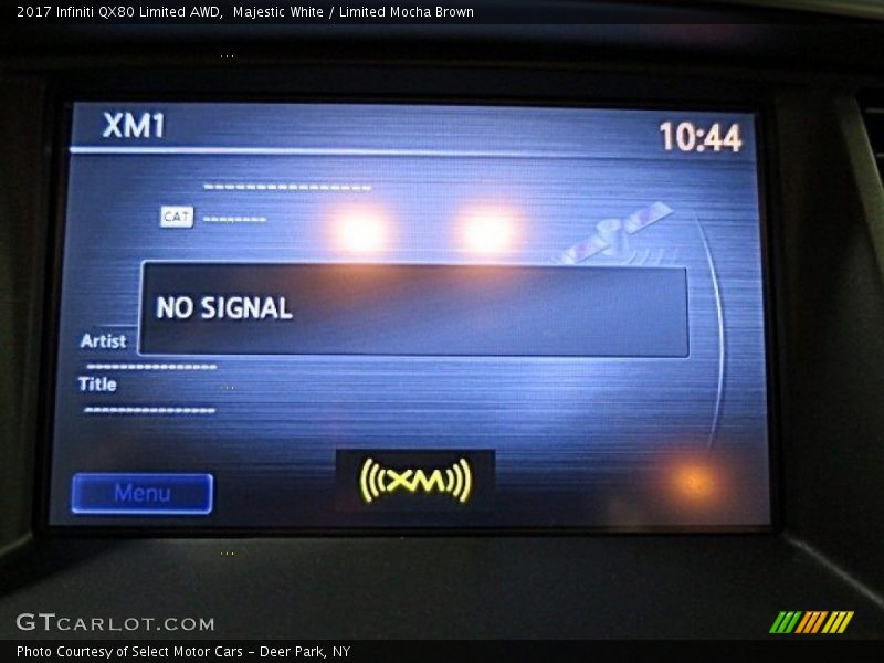 Majestic White / Limited Mocha Brown 2017 Infiniti QX80 Limited AWD