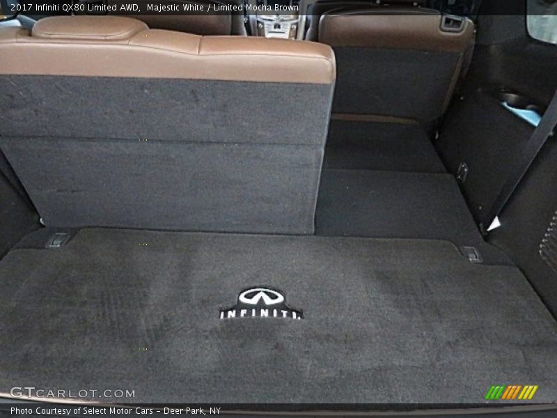 Majestic White / Limited Mocha Brown 2017 Infiniti QX80 Limited AWD