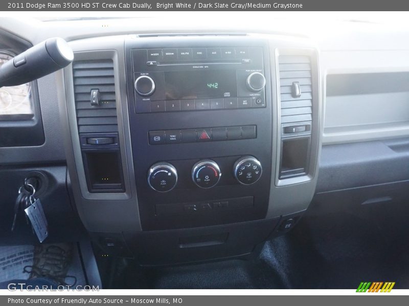 Bright White / Dark Slate Gray/Medium Graystone 2011 Dodge Ram 3500 HD ST Crew Cab Dually