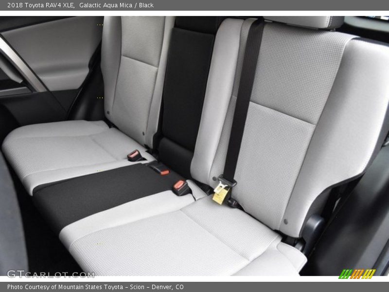 Galactic Aqua Mica / Black 2018 Toyota RAV4 XLE