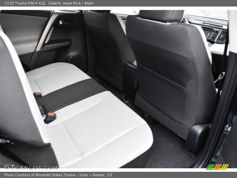 Galactic Aqua Mica / Black 2018 Toyota RAV4 XLE