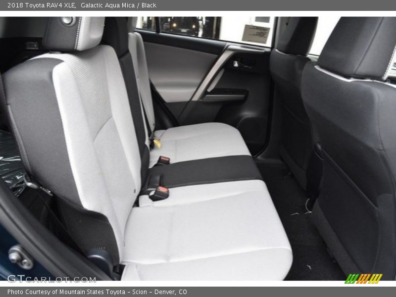Galactic Aqua Mica / Black 2018 Toyota RAV4 XLE