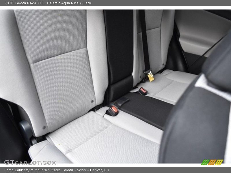 Galactic Aqua Mica / Black 2018 Toyota RAV4 XLE
