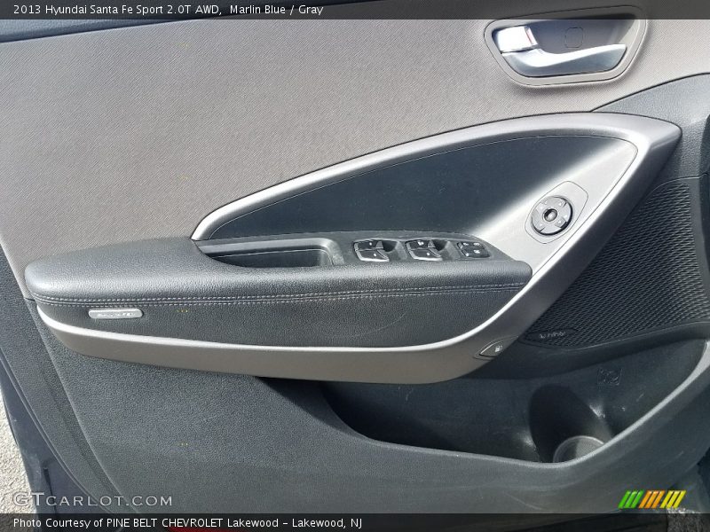 Marlin Blue / Gray 2013 Hyundai Santa Fe Sport 2.0T AWD