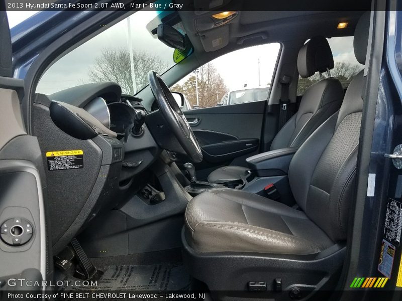 Marlin Blue / Gray 2013 Hyundai Santa Fe Sport 2.0T AWD
