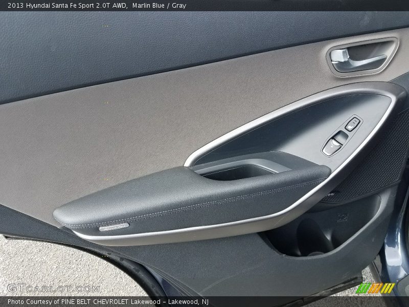 Marlin Blue / Gray 2013 Hyundai Santa Fe Sport 2.0T AWD