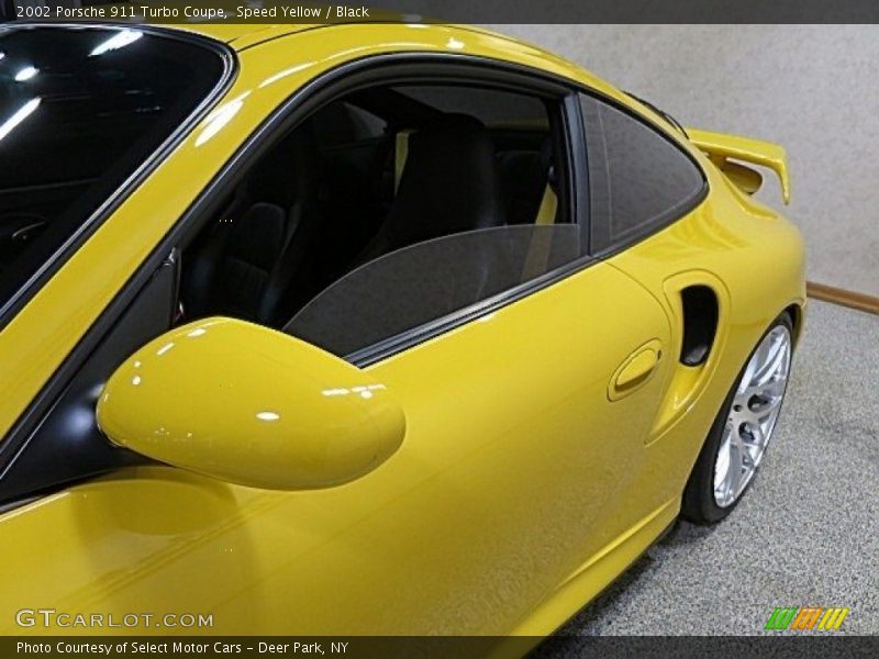 Speed Yellow / Black 2002 Porsche 911 Turbo Coupe