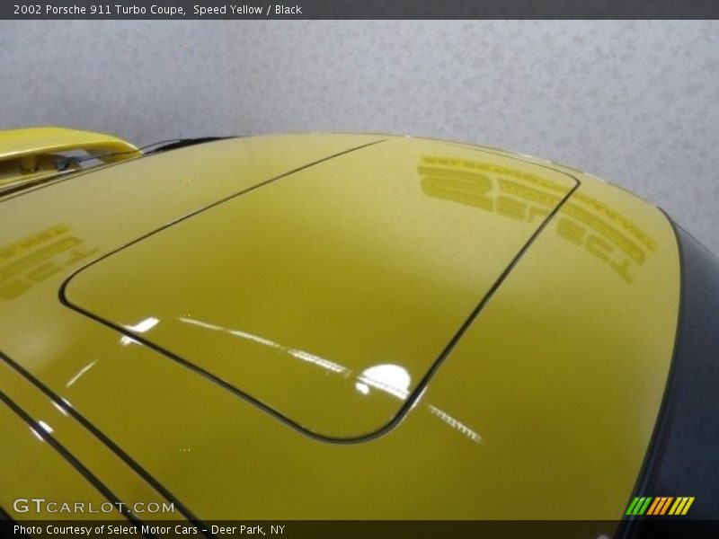Speed Yellow / Black 2002 Porsche 911 Turbo Coupe
